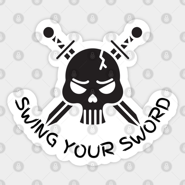 trending t-shirt, swing your sword shirt, swing your sword mike leach t-shirt Sticker by A&A